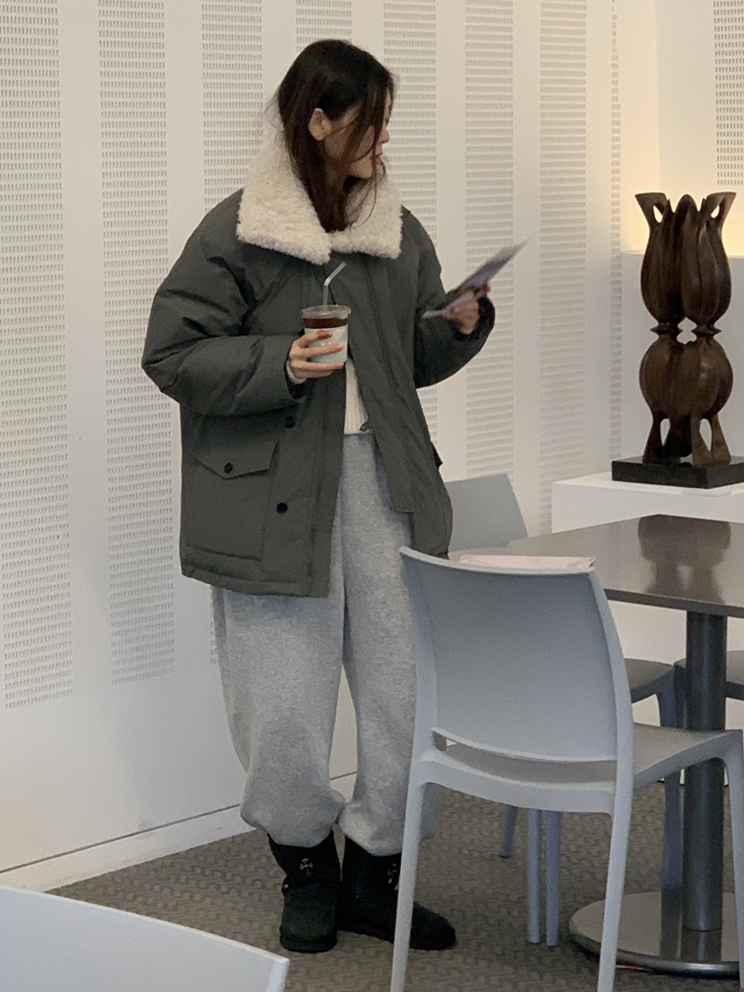 LOGARDEN東大門㊣代購女裝新品人氣短款羽絨服毛領可拆可拆卸LO GARDEN短款羽絨服