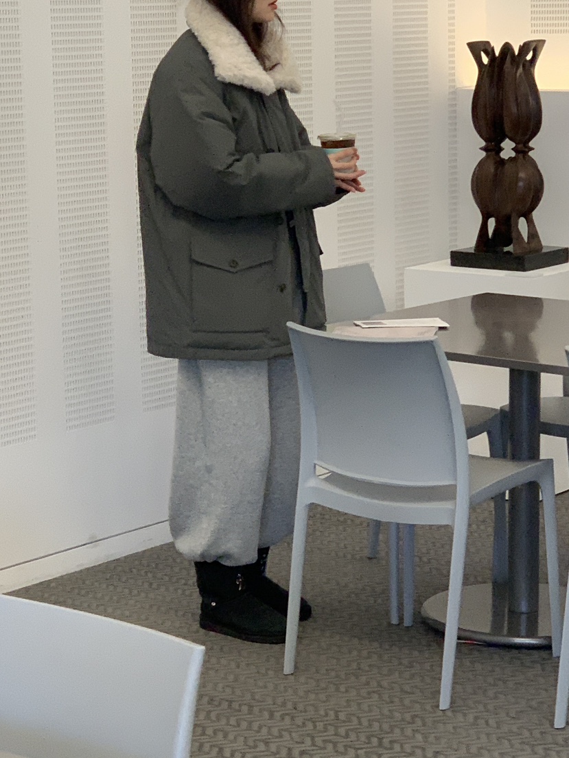 LOGARDEN東大門㊣代購女裝新品人氣短款羽絨服毛領可拆可拆卸LO GARDEN短款羽絨服