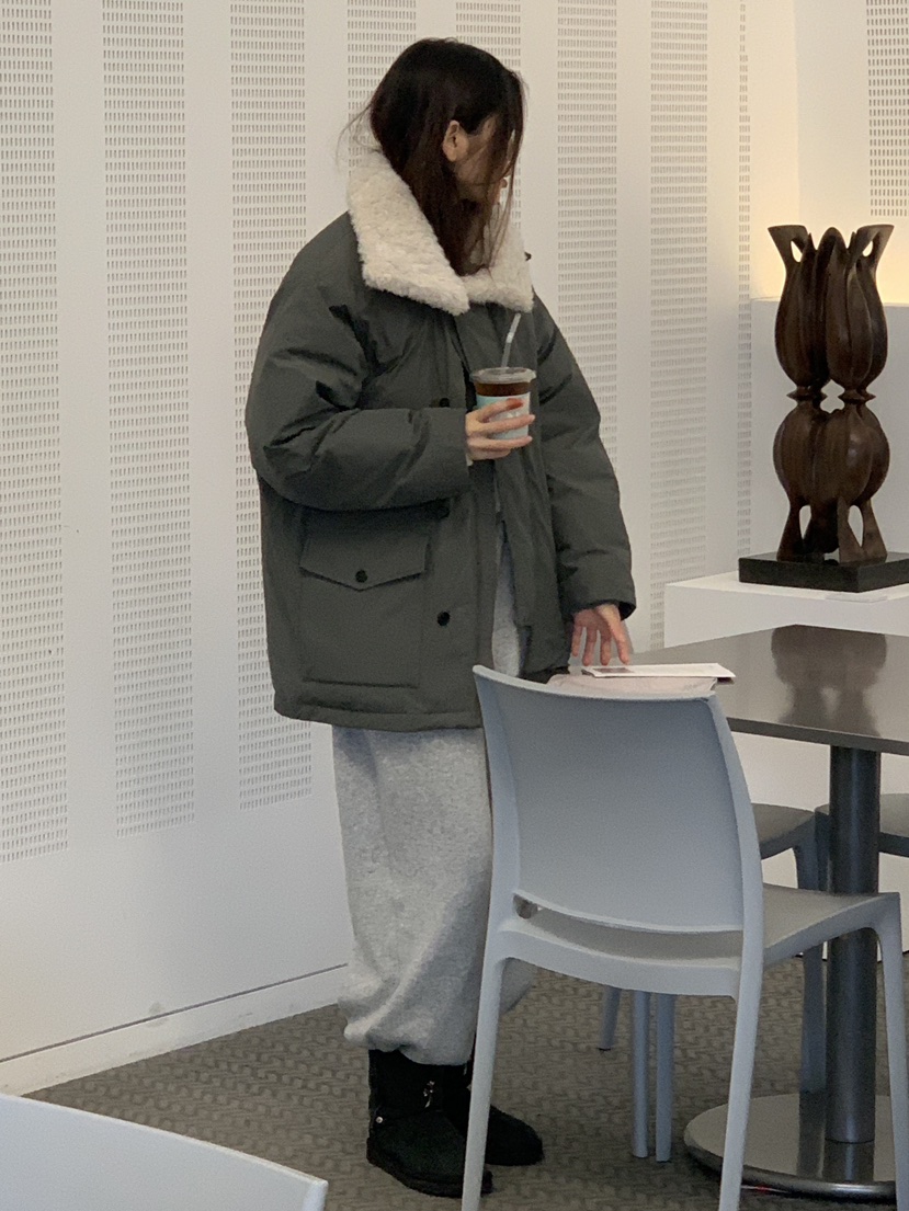 LOGARDEN東大門㊣代購女裝新品人氣短款羽絨服毛領可拆可拆卸LO GARDEN短款羽絨服