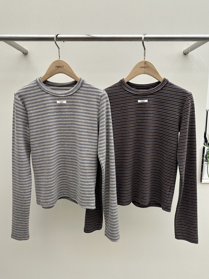 I MFACT東大門㊣實拍女士新品時尚熱賣職業休閑推薦長袖T恤I MFACT長袖T恤