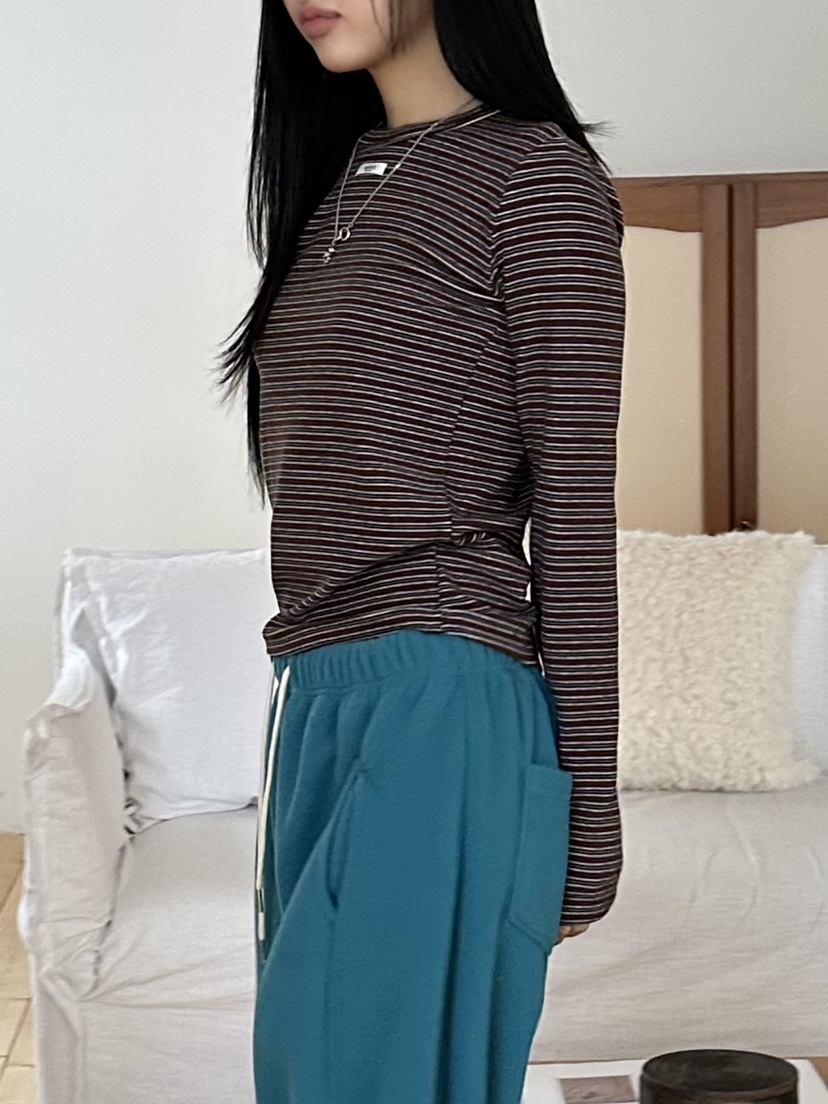 I MFACT東大門㊣實拍女士新品時尚熱賣職業休閑推薦長袖T恤I MFACT長袖T恤