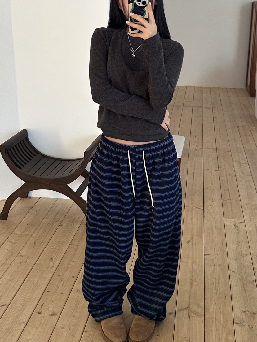 I MFACT東大門㊣實拍女士新款推薦熱賣休閑長袖T恤假兩件羊毛I MFACT長袖T恤