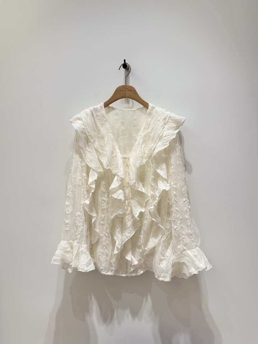 MELTED-P東大門㊣代購女裝新品職業推薦時尚熱賣襯衫蕾絲衫MELTED-P襯衫/蕾絲衫圖色1