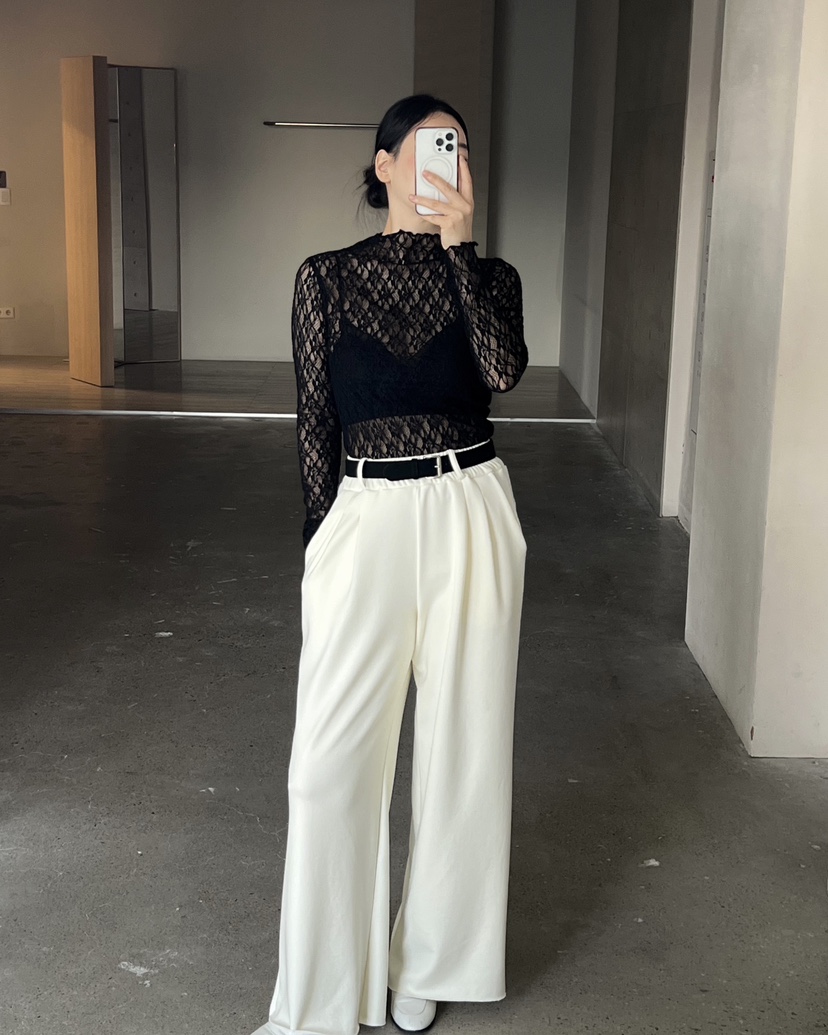 VERNI韓國代購㊣女士新款25秋冬時尚熱賣人氣職業推薦長袖T恤VERNI長袖T恤