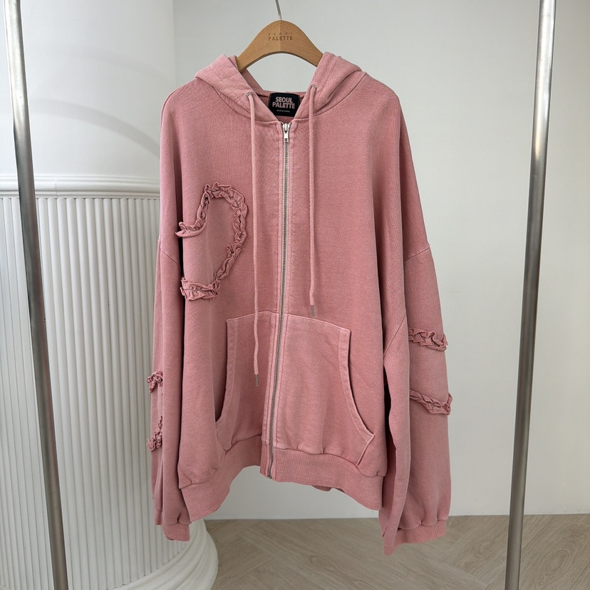 PALETTE-Q韓國代購㊣女裝新款25秋冬時尚休閑職業夾克拉鏈PALETTE-Q夾克