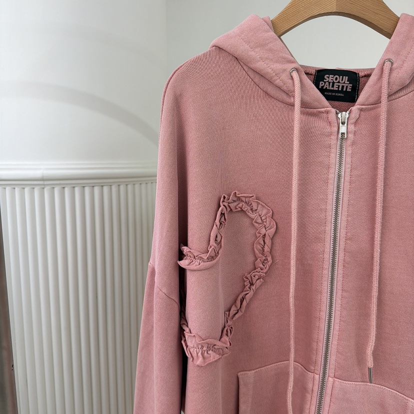 PALETTE-Q韓國代購㊣女裝新款25秋冬時尚休閑職業夾克拉鏈PALETTE-Q夾克