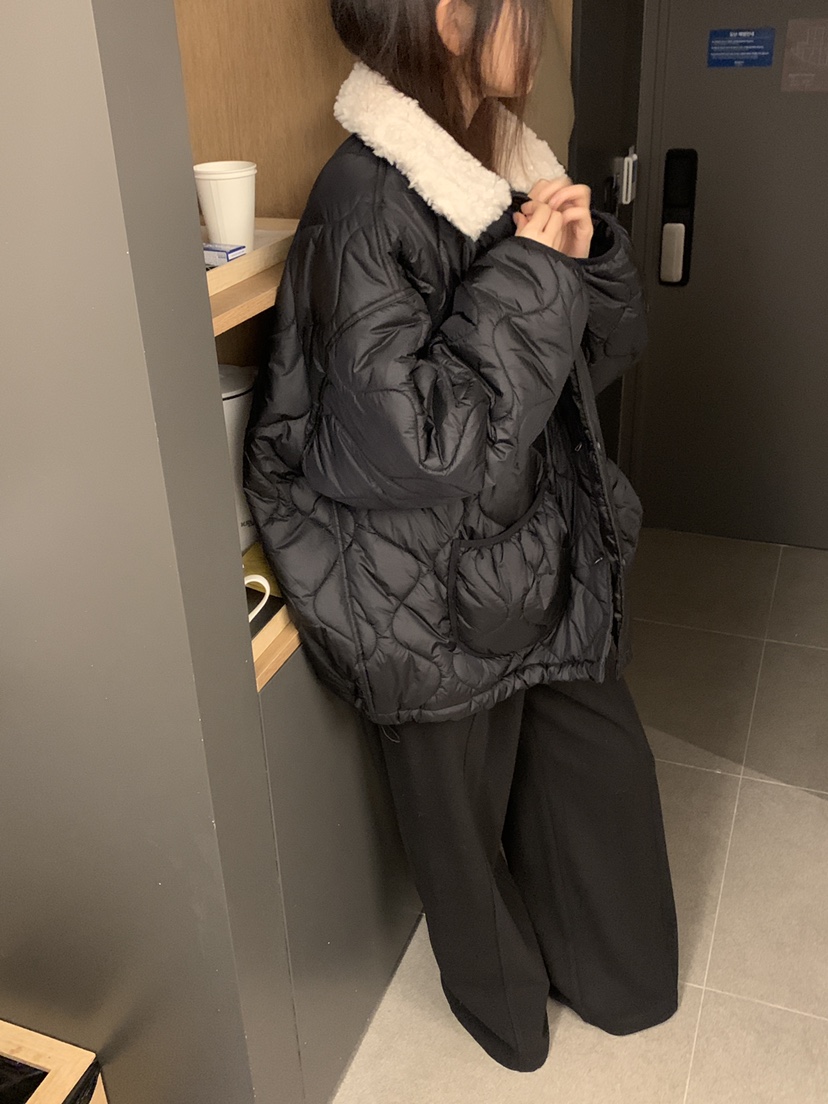 LOGARDEN東大門㊣直郵女士新款休閑人氣熱賣25秋冬短款棉服LO GARDEN短款棉服