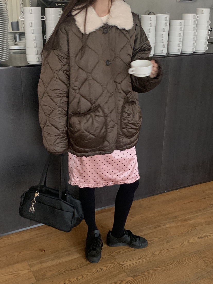 LOGARDEN東大門㊣直郵女士新款休閑人氣熱賣25秋冬短款棉服LO GARDEN短款棉服