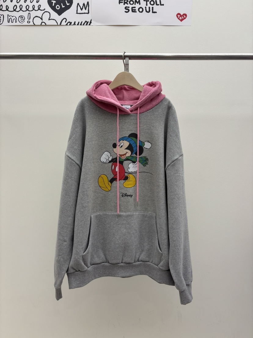 TOLL東大門㊣代購女裝新款時尚職業推薦熱賣休閑衛衣連帽衫TOLL衛衣圖色2