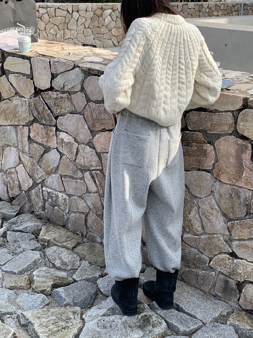 LOGARDEN韓國直郵㊣女裝新款休閑人氣時尚推薦25秋冬休閑褲LO GARDEN休閑褲