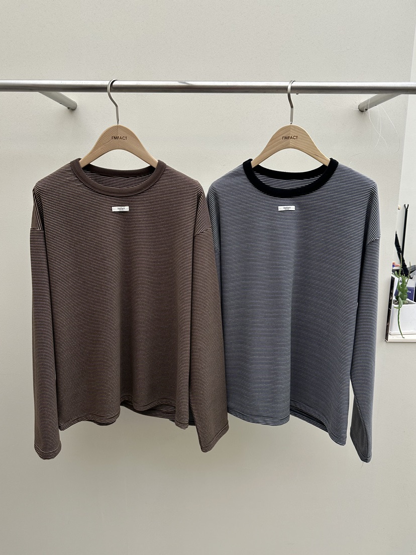 I MFACT韓國代購㊣女士新品推薦熱賣時尚職業人氣25秋冬長袖T恤I MFACT長袖T恤