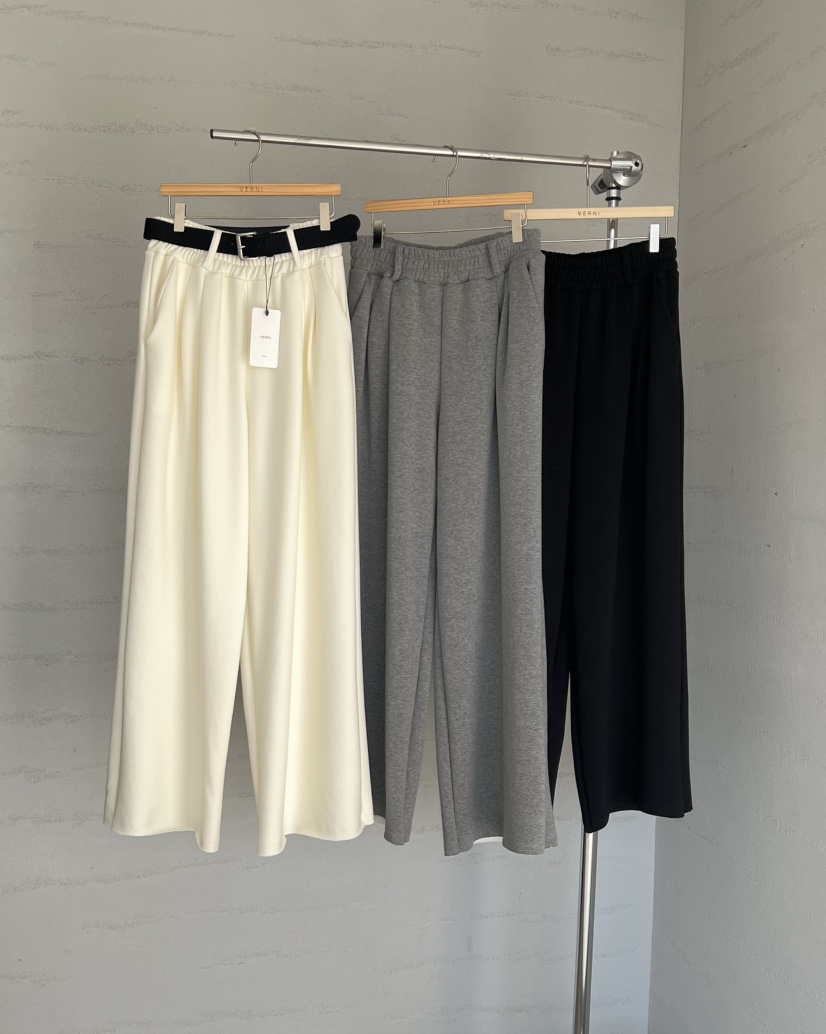 VERNI東大門㊣代購女裝新品推薦時尚人氣休閑褲不含腰帶加絨VERNI休閑褲