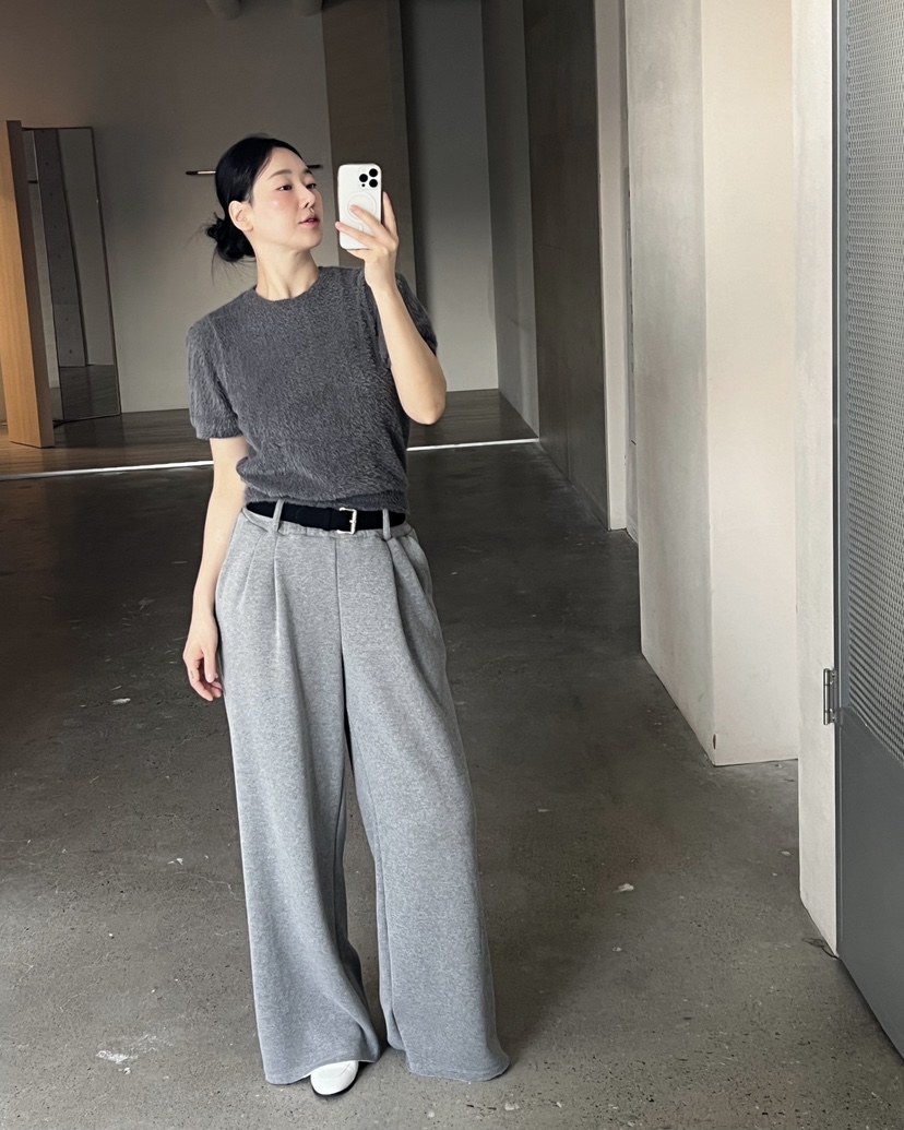 VERNI東大門㊣代購女裝新品推薦時尚人氣休閑褲不含腰帶加絨VERNI休閑褲