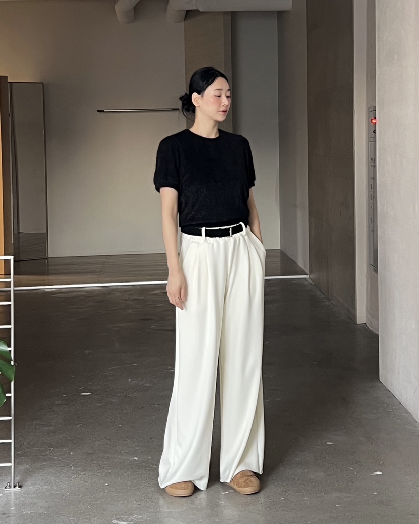 VERNI東大門㊣代購女裝新品推薦時尚人氣休閑褲不含腰帶加絨VERNI休閑褲