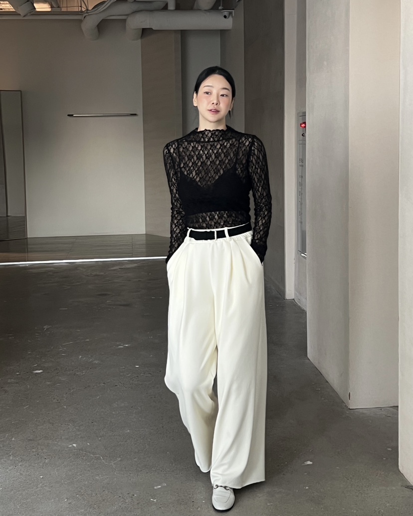 VERNI東大門㊣代購女裝新品推薦時尚人氣休閑褲不含腰帶加絨VERNI休閑褲