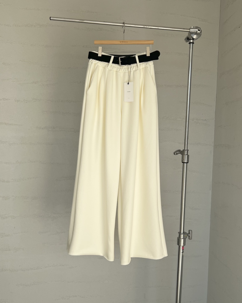 VERNI東大門㊣代購女裝新品推薦時尚人氣休閑褲不含腰帶加絨VERNI休閑褲圖色1