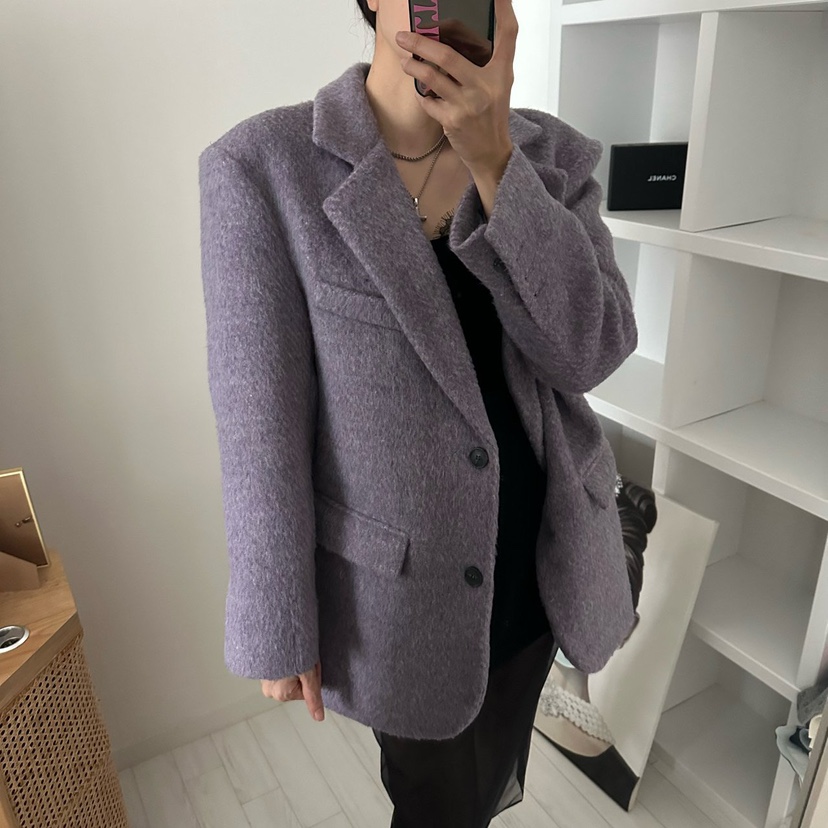 SOUIT東大門㊣直郵女裝新品職業時尚熱賣25秋冬人氣夾克羊毛SOUIT by mabel-L夾克