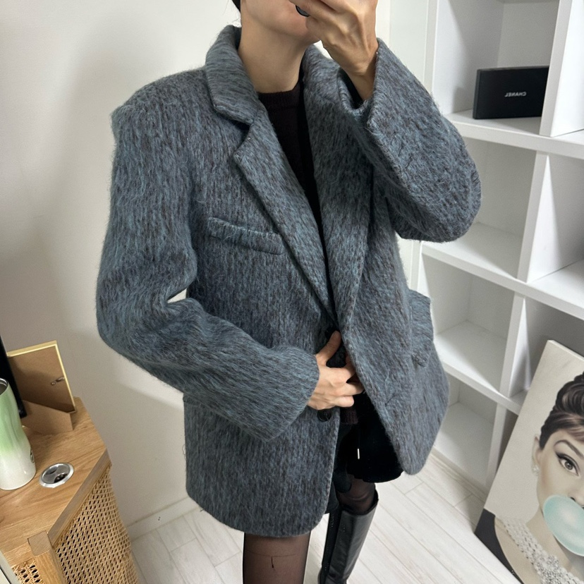 SOUIT東大門㊣直郵女裝新品職業時尚熱賣25秋冬人氣夾克羊毛SOUIT by mabel-L夾克