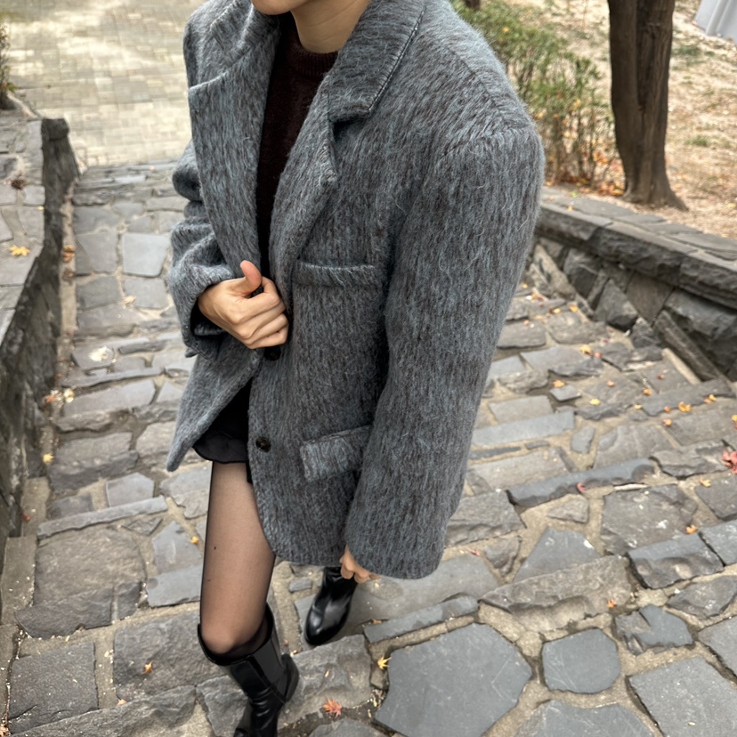 SOUIT東大門㊣直郵女裝新品職業時尚熱賣25秋冬人氣夾克羊毛SOUIT by mabel-L夾克