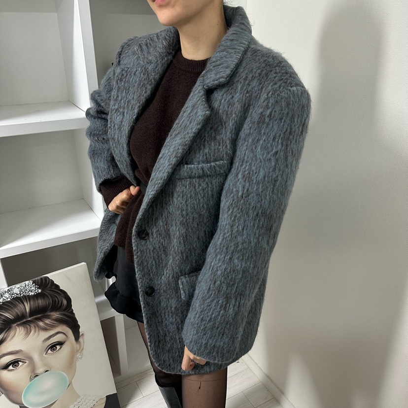 SOUIT東大門㊣直郵女裝新品職業時尚熱賣25秋冬人氣夾克羊毛SOUIT by mabel-L夾克