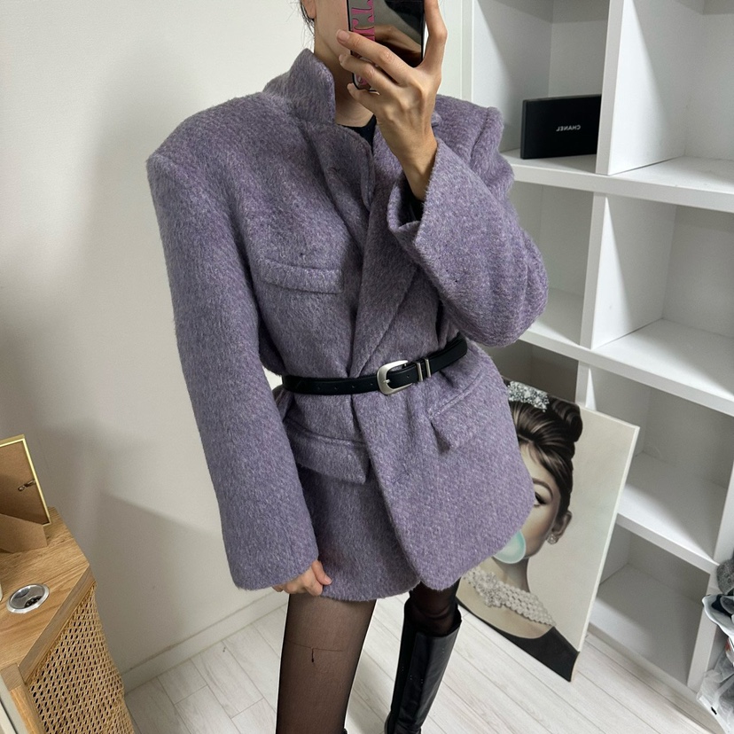 SOUIT東大門㊣直郵女裝新品職業時尚熱賣25秋冬人氣夾克羊毛SOUIT by mabel-L夾克