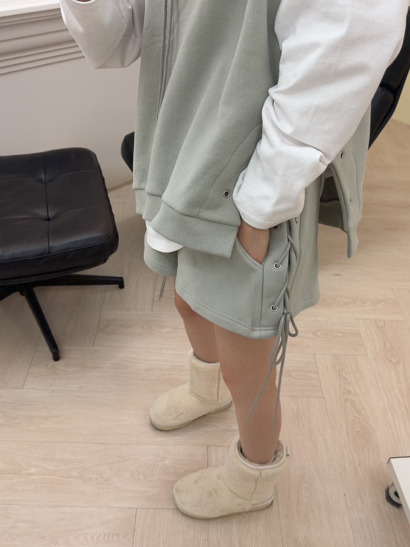 PALETTE-Q東大門㊣代購女士新款人氣推薦25秋冬熱賣短褲鏤空PALETTE短褲