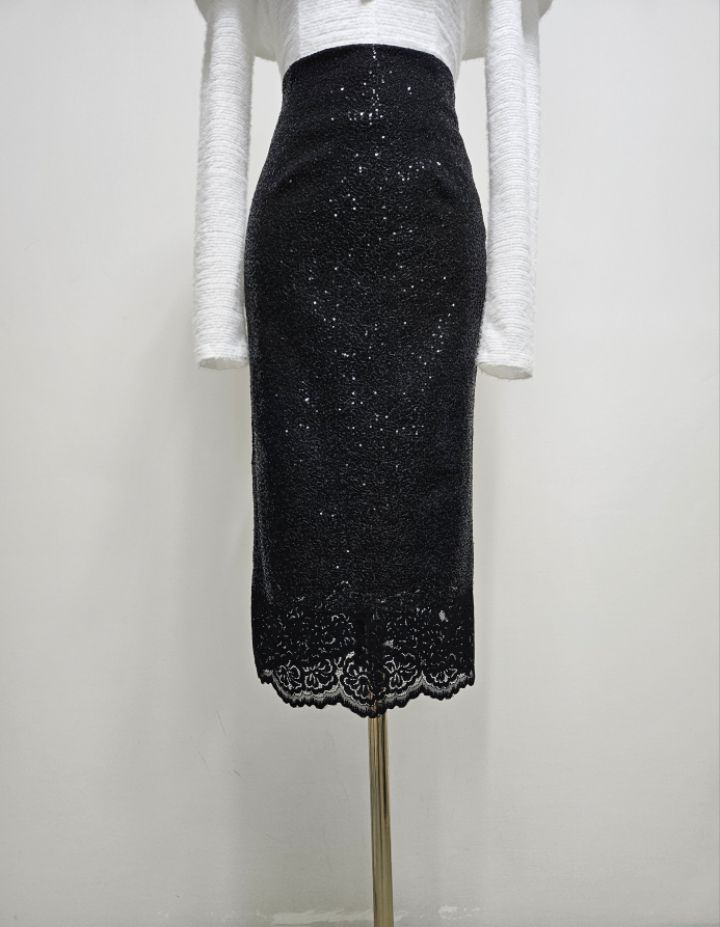 HIGH HEELS韓國直郵㊣女裝新品職業休閑時尚人氣推薦熱賣長裙HIGH HEELS長裙圖色1