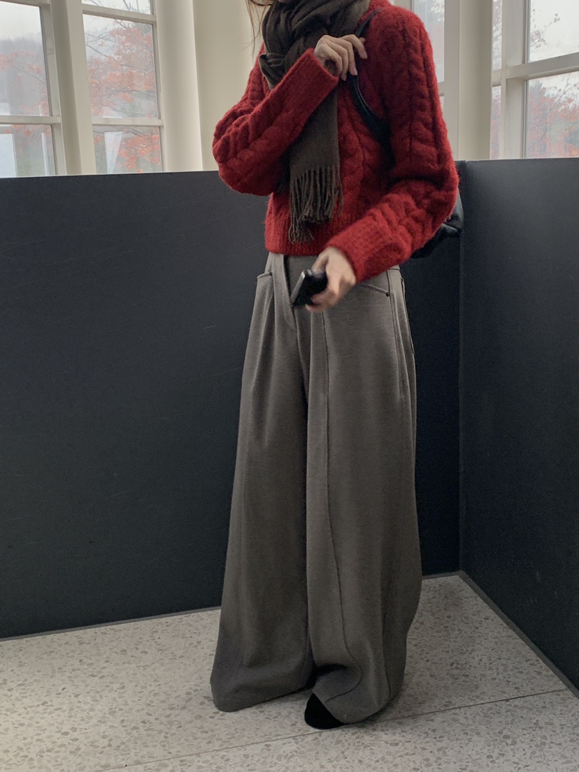 LOGARDEN東大門㊣代購女裝新品推薦人氣25秋冬時尚休閑休閑褲LO GARDEN休閑褲