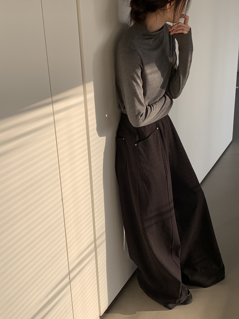 LOGARDEN東大門㊣代購女裝新品推薦人氣25秋冬時尚休閑休閑褲LO GARDEN休閑褲