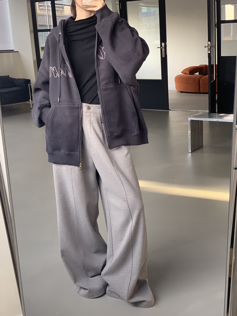 LOGARDEN東大門㊣代購女裝新品推薦人氣25秋冬時尚休閑休閑褲LO GARDEN休閑褲圖色1