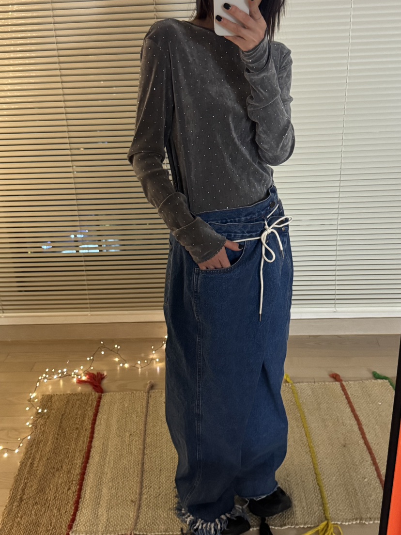 FRANC—L韓國代購㊣女士新款人氣休閑推薦熱賣25秋冬長袖T恤FRANC長袖T恤