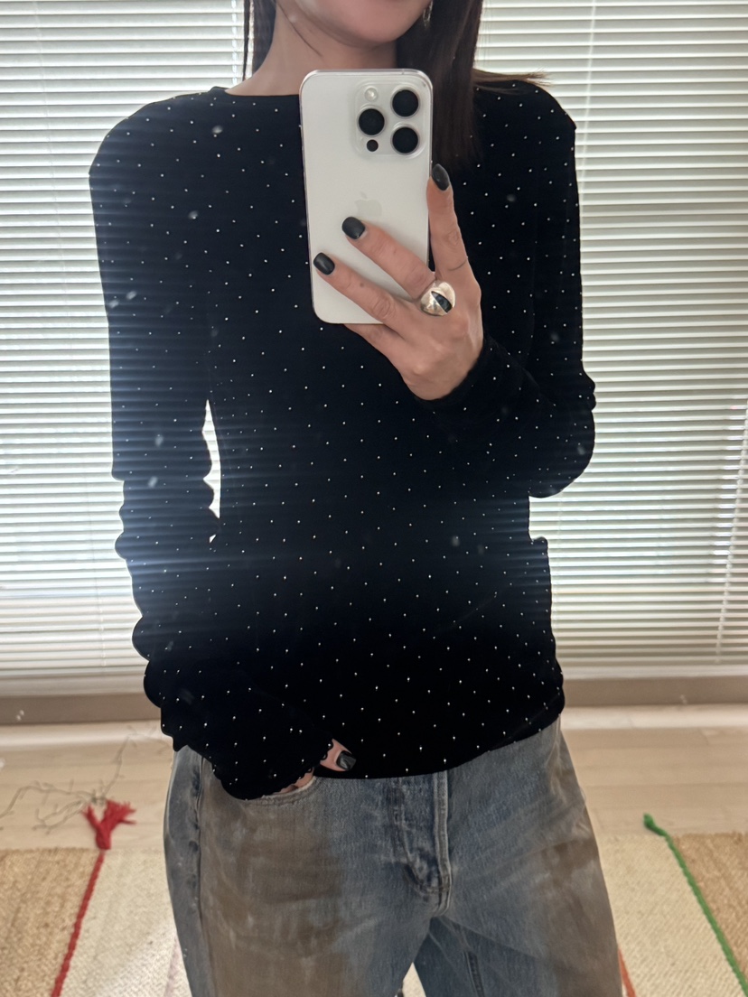 FRANC—L韓國代購㊣女士新款人氣休閑推薦熱賣25秋冬長袖T恤FRANC長袖T恤圖色1