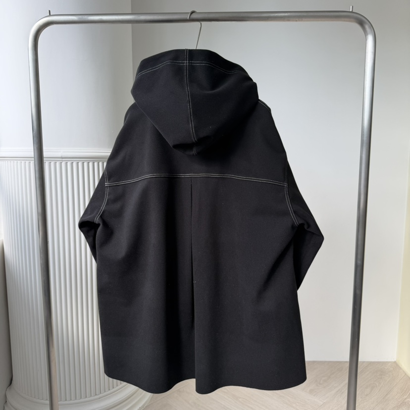 PALETTE-Q韓國直郵㊣女裝新款職業25秋冬熱賣夾克斗篷拉鏈PALETTE夾克