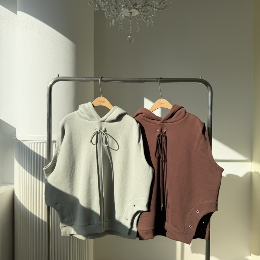 PALETTE-Q韓國直郵㊣女裝新品推薦25秋冬職業休閑衛衣鏤空PALETTE-Q衛衣