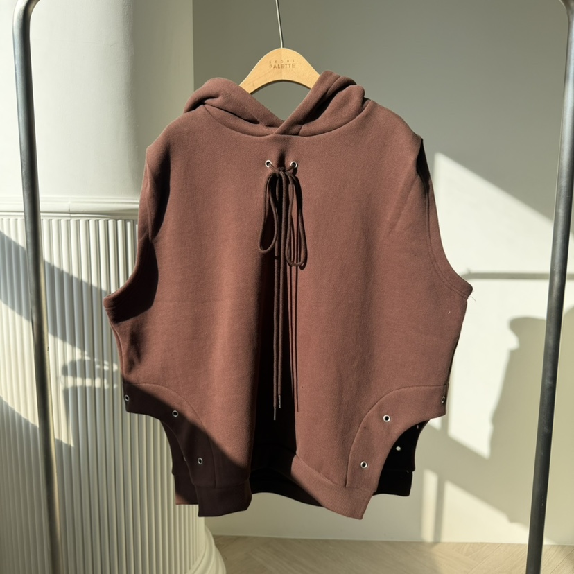 PALETTE-Q韓國直郵㊣女裝新品推薦25秋冬職業休閑衛衣鏤空PALETTE-Q衛衣