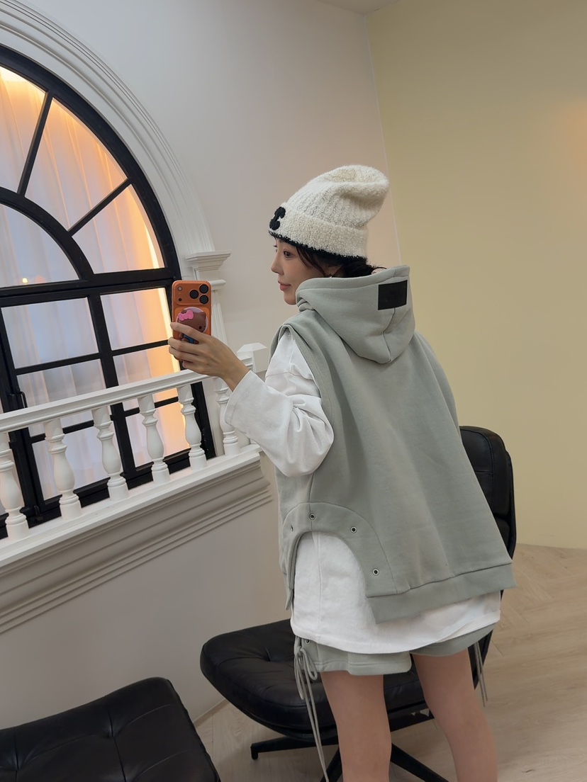 PALETTE-Q韓國直郵㊣女裝新品推薦25秋冬職業休閑衛衣鏤空PALETTE-Q衛衣