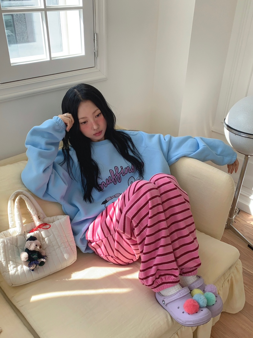 TOLL東大門㊣代購女裝新款推薦職業人氣25秋冬休閑褲連帽衫TOLL休閑褲