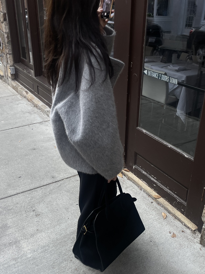 LOGARDEN韓國直郵㊣女士新品推薦25秋冬時尚熱賣短款大衣狐貍LO GARDEN短款大衣