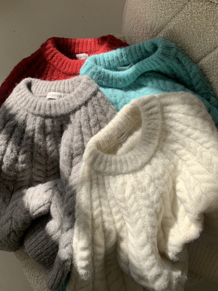 LOGARDEN東大門㊣直郵女士新品人氣熱賣25秋冬休閑時尚針織衫LO GARDEN針織衫