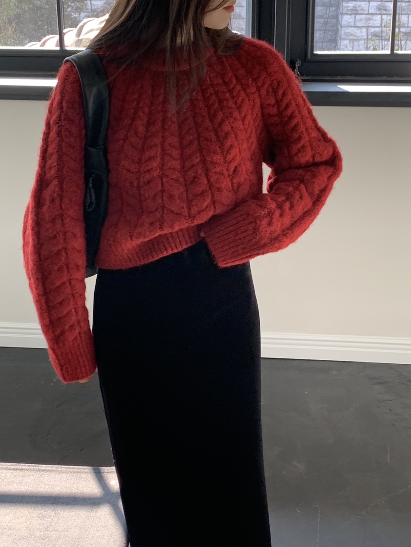 LOGARDEN東大門㊣直郵女士新品人氣熱賣25秋冬休閑時尚針織衫LO GARDEN針織衫圖色2