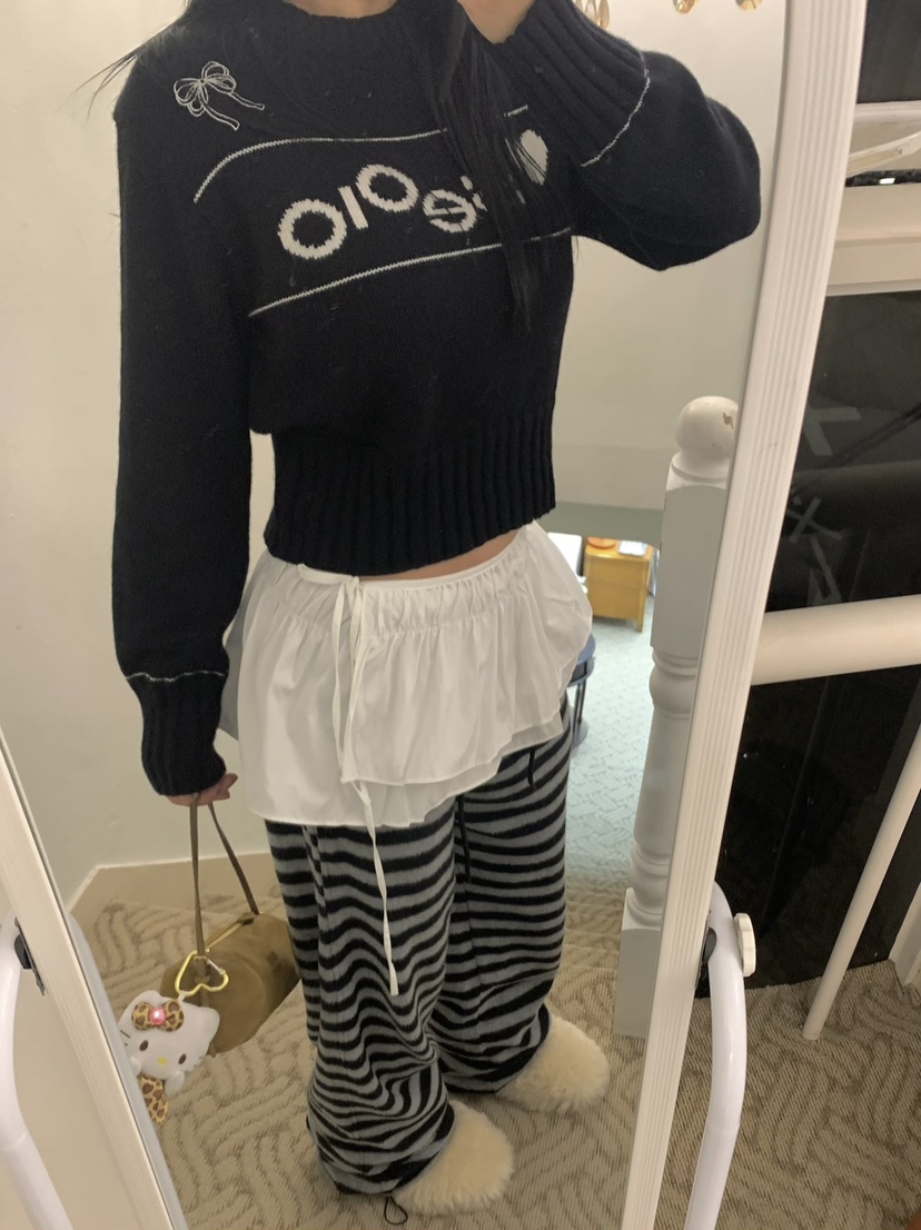 SEOLO東大門㊣直郵女士新款時尚休閑熱賣人氣職業休閑褲針織褲Seolo seoul休閑褲