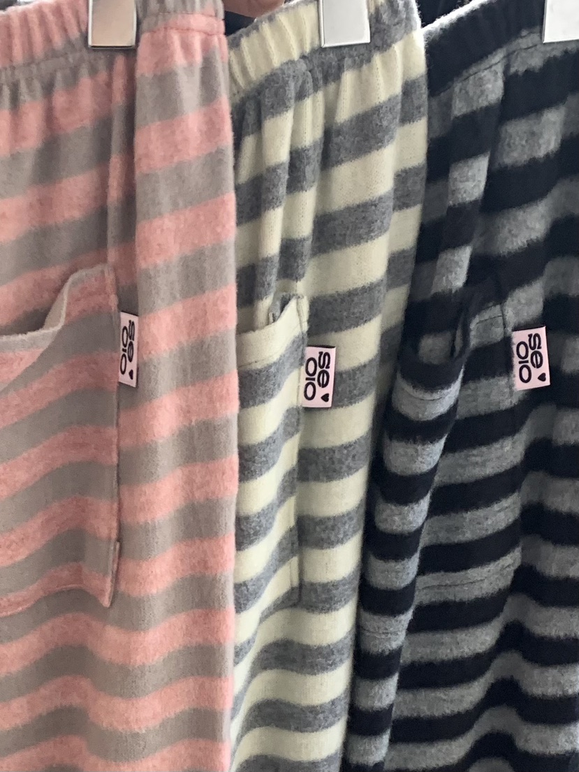 SEOLO東大門㊣直郵女士新款時尚休閑熱賣人氣職業休閑褲針織褲Seolo seoul休閑褲