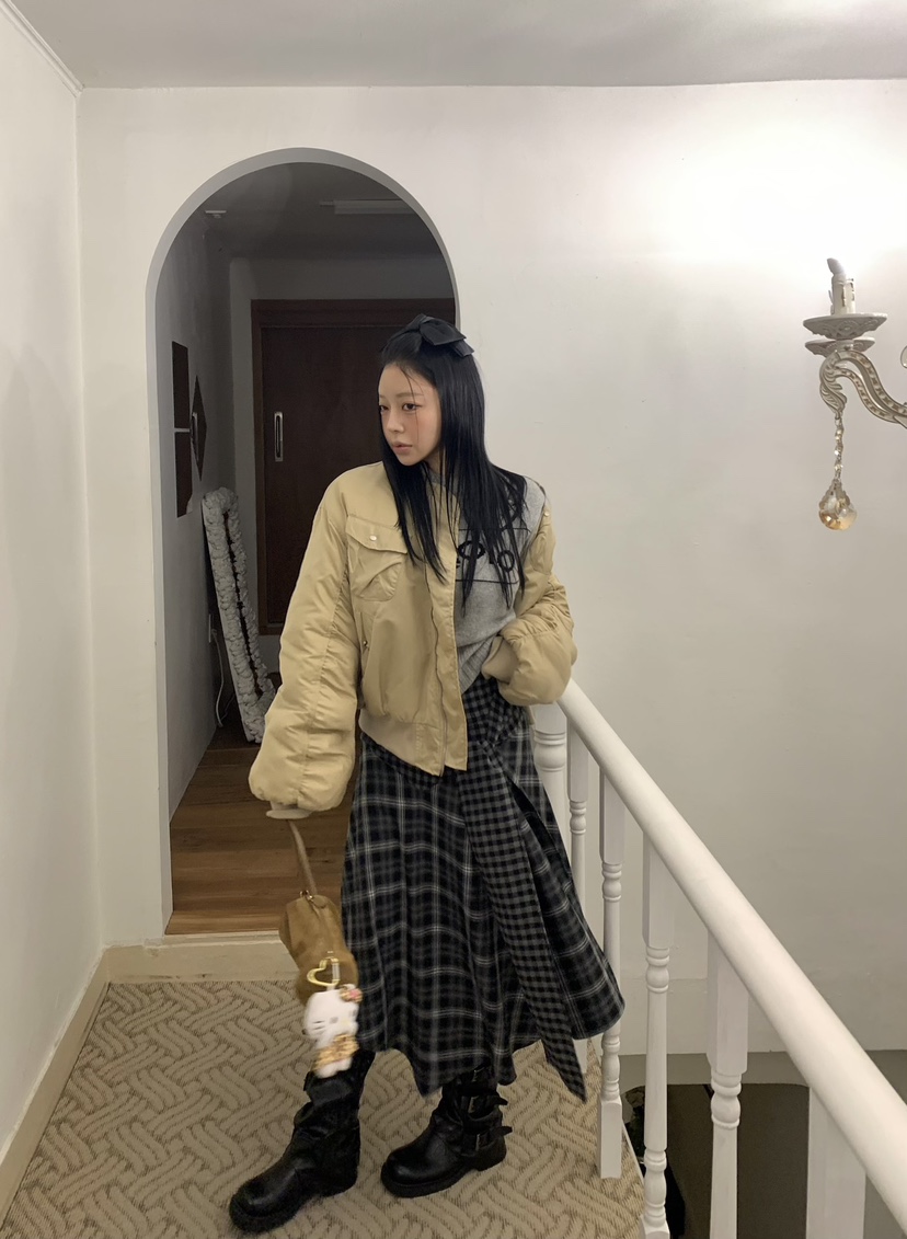 SEOLO東大門㊣代購女裝新品熱賣25秋冬時尚人氣休閑職業長裙Seolo seoul長裙