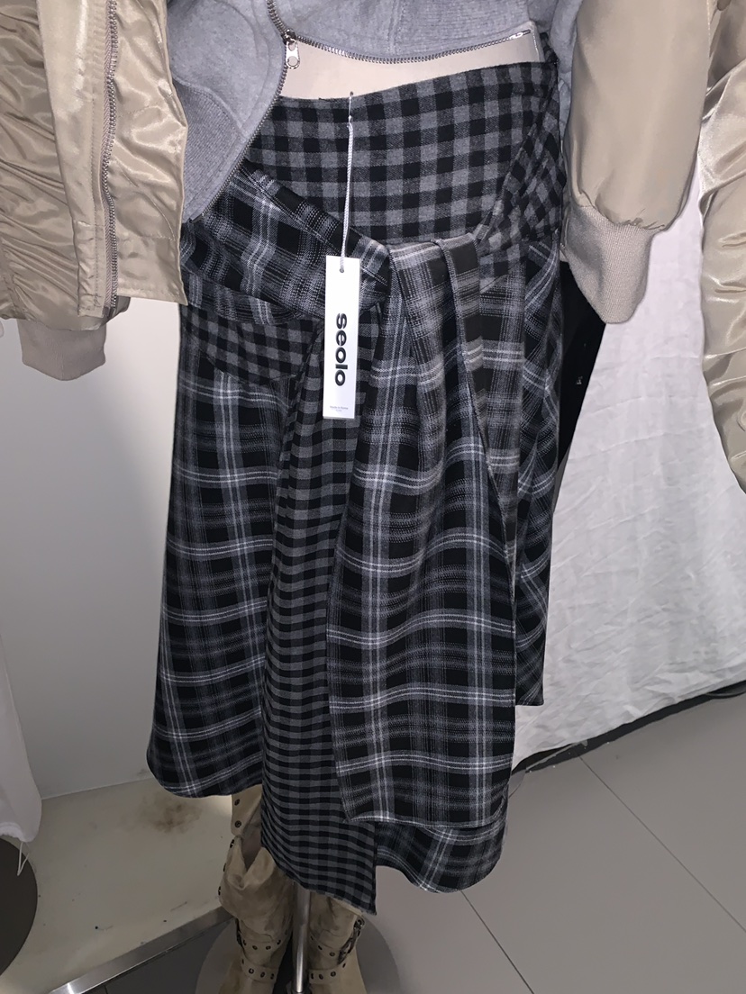 SEOLO東大門㊣代購女裝新品熱賣25秋冬時尚人氣休閑職業長裙Seolo seoul長裙