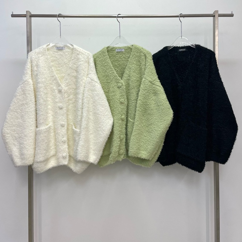 REVE CITE-L東大門㊣實拍女裝新款時尚25秋冬針織衫寬松開衫REVE CITE針織衫