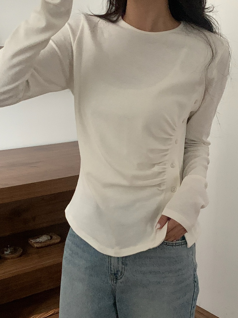 BLEECKER東大門㊣實拍女士新品推薦25秋冬休閑時尚人氣長袖T恤BLEECKER長袖T恤