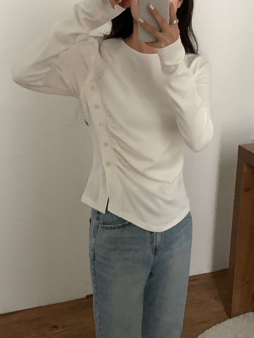 BLEECKER東大門㊣實拍女士新品推薦25秋冬休閑時尚人氣長袖T恤BLEECKER長袖T恤