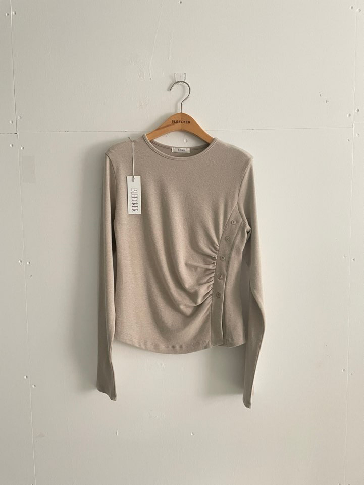 BLEECKER東大門㊣實拍女士新品推薦25秋冬休閑時尚人氣長袖T恤BLEECKER長袖T恤圖色2