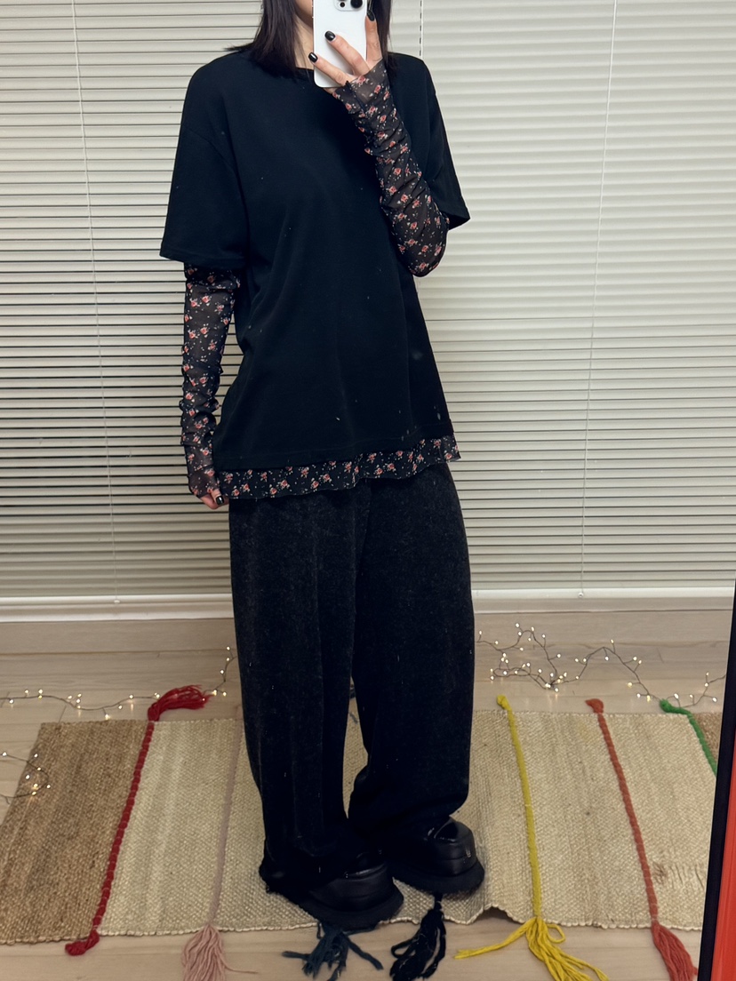 FRANC—L韓國直郵㊣女士新款職業25秋冬休閑推薦休閑褲蕾絲FRANC休閑褲