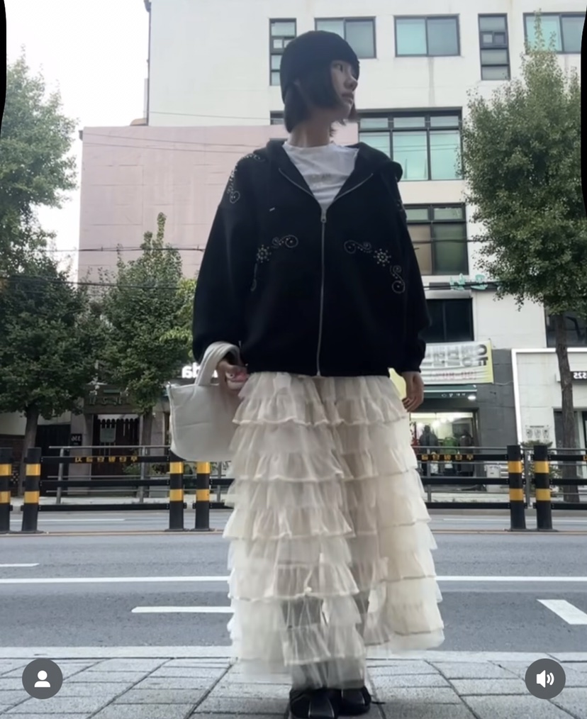 LETAILOR東大門㊣代購女士新款25秋冬時尚熱賣人氣休閑長裙LETAILOR長裙